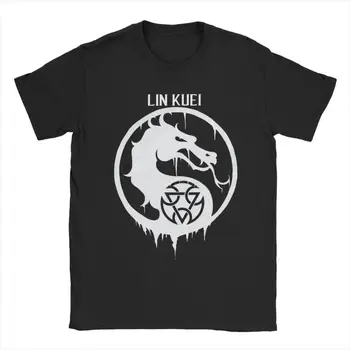 Hombres Camisetas más recientes de Mortal Kombat X T-Shirt Lin Kuei Sub Zero MKX Juego de Lucha de Algodón Regalo de Navidad Ropa De 2019 Camisetas de Moda