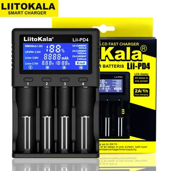 2020 Liitokala Lii-500 Lii-PD4 cargador de batería 18650 21700 26650 AA AAA para 18350 18500 16340 17500 25500 10440