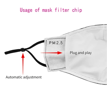Impreso en 3d Masque Totoro Cosplay Lavable Antibacteriana de Gas Resistente al Niño/niña Kpop Máscara de Tela Con Dos Filtro de Chips