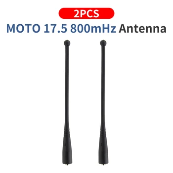 800MHz Largo de la Antena para Radio Motorola HT1000 JT1000 GP900 MTX8000 XTS3000 MTX838 - Paquete de 2
