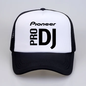 Estilo de DJ Pioneer Gorra de Béisbol de Verano fresco de la Malla del Camionero de la Tapa de las Mujeres de impresión de los Hombres Pioneer DJ PRO Snapback hat hueso gorras
