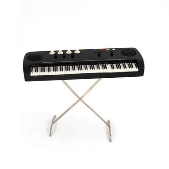 Miniatura Órgano Electrónico Modelo Mini Instrumento Musical 1/12 Dollhouse ob11 1/6 figura de Acción de Accesorios bjd no puede paly
