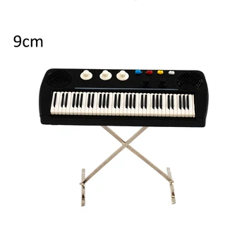 Miniatura Órgano Electrónico Modelo Mini Instrumento Musical 1/12 Dollhouse ob11 1/6 figura de Acción de Accesorios bjd no puede paly