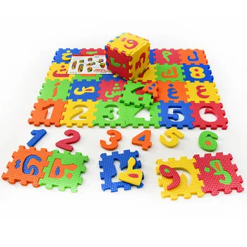 36 Pcs Ambientalmente Alfabeto árabe Lengua ÁRABE de la Espuma de EVA de Puzzle para Niños de Animales Juego Bebé 5.5 cm
