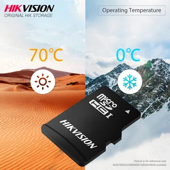 HIKVISION HikStorage Tarjeta Micro SD Clase 10 8/16/32/64/128/256 GB Max 92M/s MicroSDHC/XC UHS-I tarjeta del TF C10 tarjeta de Memoria #C1