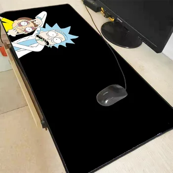 ZSUXTC Anime Morty Juegos Grandes Mouse Pad Gamer Alfombrilla de Goma del Escritorio de la Oficina Mat Gran Ratón de la Computadora de la Estera del Juego de Teclado Pad