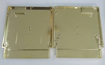 Color dorado Metal de la Galjanoplastia de 72 Pines Cartucho de Juego de Reemplazo de la cubierta de Plástico Para la Consola NES