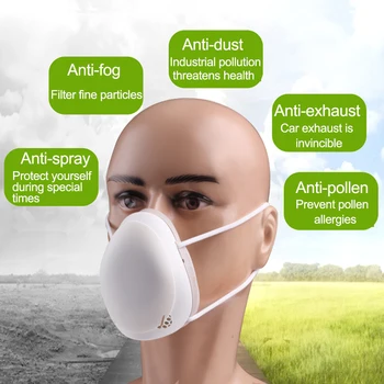 Wakeforyou Entrega Rápida PM 2.5 Anti Fliters Reemplazable Eléctrico de la Boca de la Máscara Eficiente sistema de purificación de aire independiente