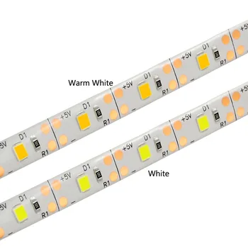 Smart Activar DESACTIVAR Sensor de Movimiento de PIR LED Luz de Tira Flexiable adhesivo de la lámpara de la cinta Para el Armario de las Escaleras de la Cocina del Gabinete Blanco Cálido
