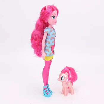 28CM Juguetes de My Little Pony Equestria Girls Twilight Sparkle PVC Figura de Acción Conjunto de pinkie pie Coleccionables Modelo de Muñecas de Juguete de Regalo