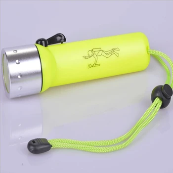 2000LM Q5 LED Impermeable de Buceo Scuba Diver Linterna Flash Submarino Antorcha de Luz de Emergencia LED Mini Linterna Impermeable