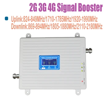 ZQTMAX 2g 3g 4g antena fija + gsm teléfono celular amplificador de señal de 850 1800 2100 amplificador de señal UMTS LTE celular amplificador