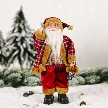 Adorno del Árbol de navidad de Santa Claus Muñeco Feliz Navidad Decoraciones de Navidad Natal Regalos de navidad decoraciones para el hogar