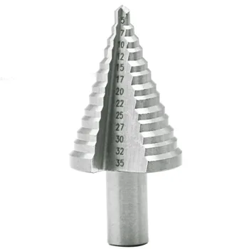 1pcs 5-35 mm de Paso Broca de Metal de Acero de Alta Velocidad de la Madera de Perforación de la Instalación de los Conductos HSS Industrial Taladro