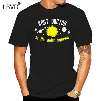 MEJOR MÉDICO EN EL SISTEMA SOLAR T-SHIRT medic doc divertido dr regalo de cumpleaños de Verano de los Hombres del Estilo de Camiseta de los Hombres Camiseta de Verano