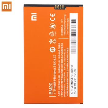 Original Xiaomi BM20 BM 20 de la Batería bm20 Para el Xiaomi Mi2 Mi2S M2 Mi 2 Teléfono Móvil de Reemplazo de Baterías de 2000mAh de Alta Calidad