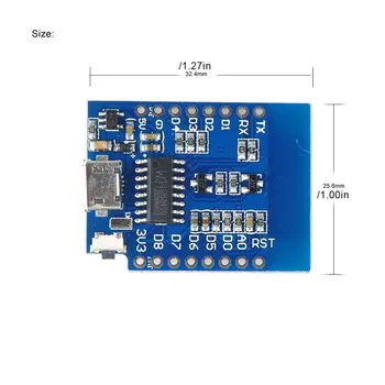 Mini D1 Pequeño NodeMcu Módulo NodeMCU Lua ESP8266 ESP-12 WeMos D1 Mini WIFI 4M Bytes Consejo para el Desarrollo del Módulo