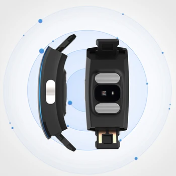 IMosi P3 de la presión arterial de la muñeca de la banda de monitor de ritmo cardíaco PPG ECG inteligente de pulsera de reloj de deporte Actividad de fitness tracker pulsera