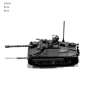 Caliente militar de la 2 ª guerra mundial technic vehículos del Ejército alemán de guerra Relámpago Stalker Tanque mini armas figuras Bloques de Construcción del modelo de ladrillos juguetes