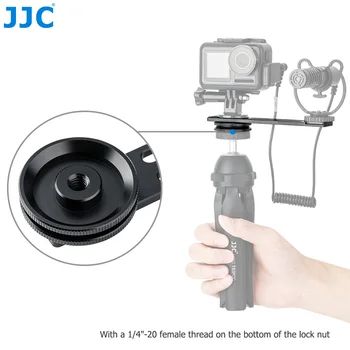 JJC la creación de videoblogs de Vídeo Micrófono Frío Zapato de Extensión de Soporte para Sony A6600 A6100 A6500 A6400 Vlog Accesorio Videastas Entrevistador