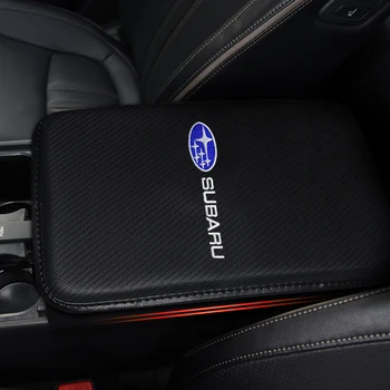 Universal Interior Automático Apoyabrazos Caja de Almacenamiento de Esteras a prueba de Polvo Cojín de Cubierta de Automóviles Protector de la Almohadilla Para Subaru Impreza Foreste