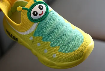 Zapatos de los niños de dibujos animados de Zapatos Casual Suave antideslizante Zapatos de Niñas de Niño Zapatos Transpirables de los Niños de la Malla del Niño Zapatos