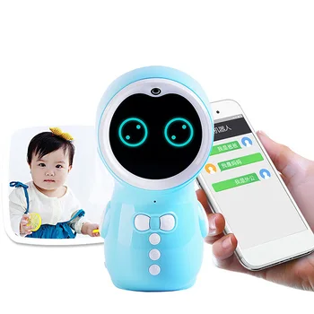 Inteligente Robot Inteligente para Niños Interactivos de Voz de Robot Wifi Bebé Cuento de Aprendizaje de la Máquina