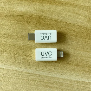 Teléfono portátil UV de Esterilización de la Lámpara Desinfectar Bacteriana USB UVC Esterilizador de Luz de Mano Ácaros Luces Para Android y Para iphone
