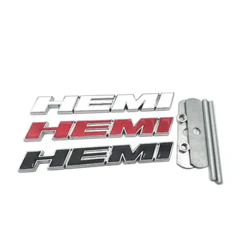 Rejilla frontal de Metal HEMI Logotipo Emblema de los Accesorios del Coche de la Parrilla Auto Insignia Para el Dodge Charger
