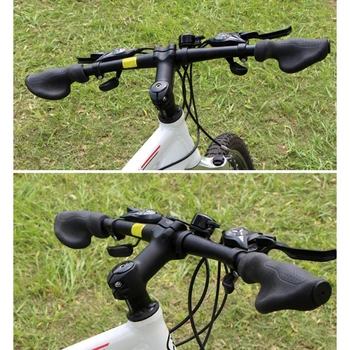 1par de bicicleta Bicicleta Bicicleta Ergonómica de Goma del Manillar Bar Apretones antideslizantes de la Manija de la Venta Caliente