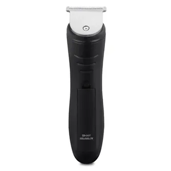 KEMEI KM-1409 del Acero de Carbono de la Cabeza de Pelo Trimmer Eléctrico Recargable de Afeitar de los Hombres de Barba Afeitadora Eléctrica Clipper Pelo