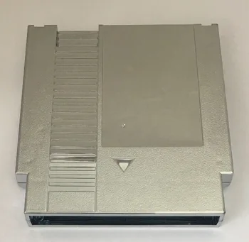 El Color plata del Metal de la Galjanoplastia de 72 Pines Cartucho de Juego de Reemplazo de la cubierta de Plástico Para la Consola NES