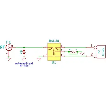 Mini 1:9 Antena HF Balun G10-003 SMA-F Receptor para 160-6m Amateur Bandas de Frecuencia C66