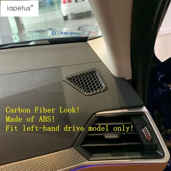 Lapetus Accesorios aptos Para el BMW Serie 3 G20 2019 - 2021 ABS Panel de Aire acondicionado de CA de la Toma de corriente de Ventilación Marco de Moldeo Kit de Cubierta del Recorte