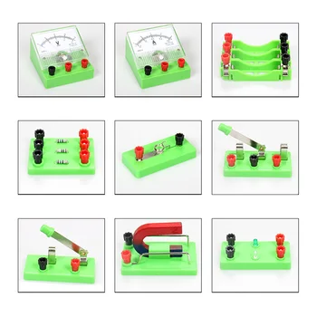 Circuito básico de Electricidad y Magnetismo Kit de Aprendizaje de la Física Sida, la Educación de los Niños de Juguete de Bloques de Kit de Juguete divertido Física Desarrollo de Juguete