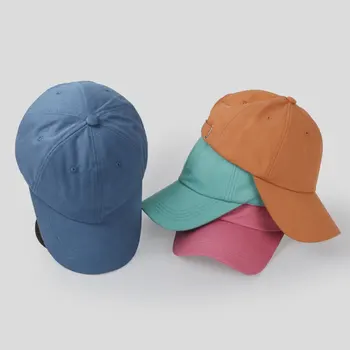 Nuevo algodón de las mujeres de los hombres Gorra de Béisbol de color Sólido Sombrero de Estilo Casual Unisex Hip Hop Sombreros al aire libre ajustable sombrero de sol de otoño