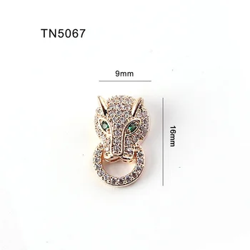 10pcs TN5067 de Aleación de Circón animal de Uñas de Arte de los Cristales de las uñas de la joyería de diamantes de imitación uñas accesorios suministros de uñas decoraciones encantos