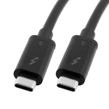 CY 2m Thunderbolt y USB 3-C USB 3.1 Macho a Thunderbolt3 Masculino de 40 gbps Cable para PC y Portátil