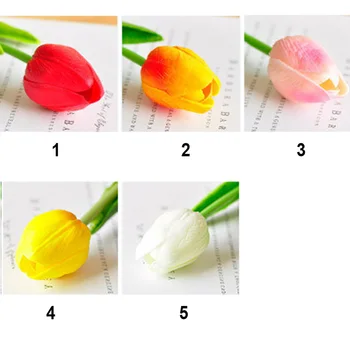 Artificial Clavel/ Tulipán/ Peonía/ Rosa Flores De La Boda Ramo De Parte De La Decoración Nueva