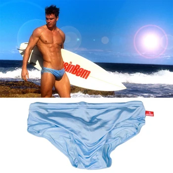 Transparente Escritos de los Troncos de los Hombres de Natación Speedo Masculina pantalones Cortos trajes de baño de Playa donde se puede Nadar Corta Junta de Deslizamiento de Baja de la Cintura Sexy Traje de baño de Gay