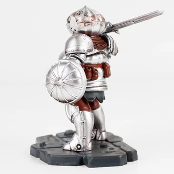 10cm Almas Oscuras de la Figura de Acción Héroe de Lordran Siegmeyer con Espada, Escudo Blindado Caballero de Coleccionables, Juguetes de modelos