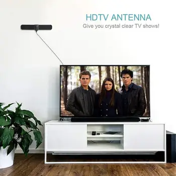 1080P HD Cubierta Universal de la Antena de TV DVB-T2, ATSC 25 Millas Amplificador Digital Aéreas