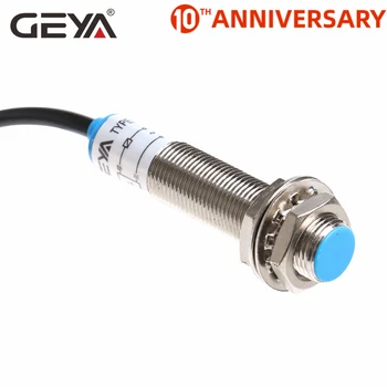 Envío gratis GEYA 2 mm Distancia de Detección Inductivo Interruptor de Proximidad NPN PNP DC 10-30V Sensor de Proximidad Tamaño de Tornillo M12