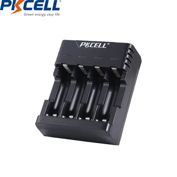 PKCELL 4Pcs 2600mAh Baterías recargables AA +4Pcs Pilas AAA 1000 mah 1.2 V NI-MH AA/AAA Batería Recargable para Cámara de juguete