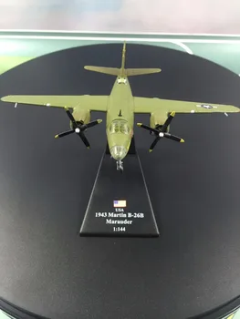 Aleación de Simulación B-26B Marauder Bombardero,modelo de la colección de aleación de Avión Vehículos de Juguete , Diecasts Aviones de juguetes, gastos de envío gratis