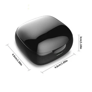 Mini Auriculares Inalámbricos Bluetooth 5.0 Sonido Estéreo de Auriculares IPX5 Impermeable de los Deportes de Auriculares con Pantalla Digital de Caja de Carga
