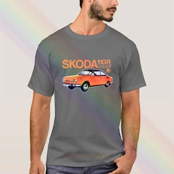 Skoda 110R Logotipo Clásico T-Shirt 2020 más reciente de Verano de Manga Corta de Hombres Populares Camisetas Camiseta Tops Unisex