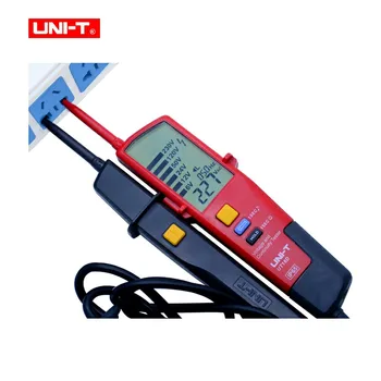 UNIDAD UT18D Tensión Y Probador de Continuidad de Rango Automático Voltios Detectores de Pluma Fecha Hold/ LED/LCD de la Pantalla del Multímetro Digital