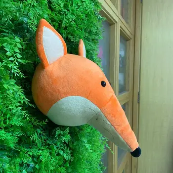 2021 FOX Nuevo algodón de los pp lindo oso de simulación de animales de juguete de peluche de conejo muñeca adornos en cuclillas