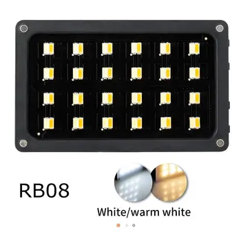 Weeylite RB08 RB08P RGB 2500K-8500K de Video Mini Luz LED de Luz de Relleno Built-en la Batería para Teléfono de la Cámara de Disparo Studio